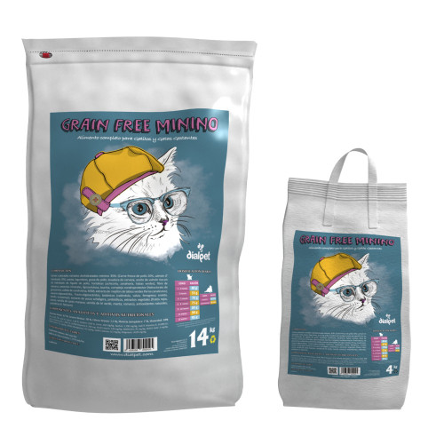 comida para gatitos con salmón