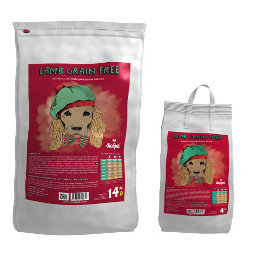 comida para perros con cordero