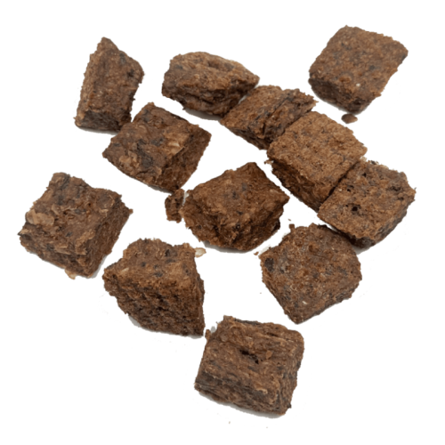 Dados Deshidratados de Carne de Salmón 60 g