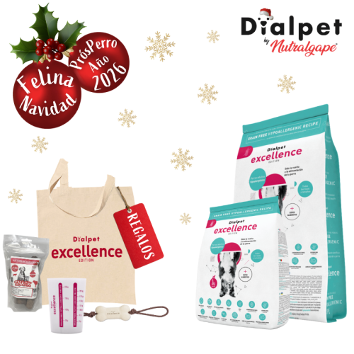 Dialpet Excellence Grain Free Hypoallergenic + Kit Regalo Navidad