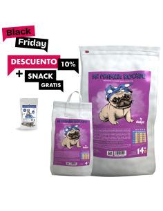 comida para cachorros en crecimiento